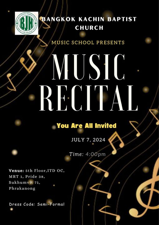 Musical Recital of BKK KBC Music School